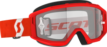 Load image into Gallery viewer, Primal Goggle Red/White Clear Works