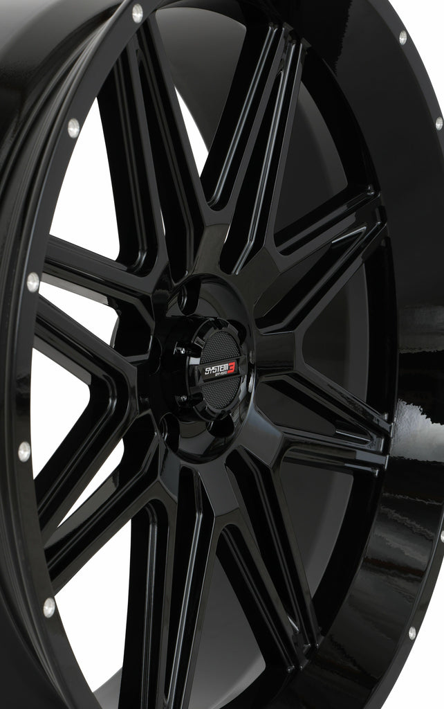 St7 Wheel 24x9 5+4 (0mm) 4/156 Gloss Black