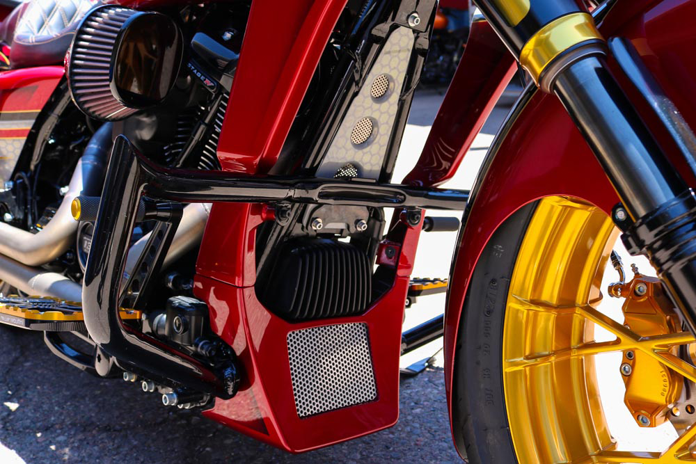 Mini Monkey Engine Guard Black `09 22 Flh/Flt