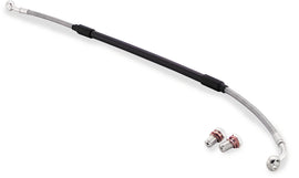 GALFER steel brake line for front hydraulic or cable control, durable and high-performance motorcycle brake component.