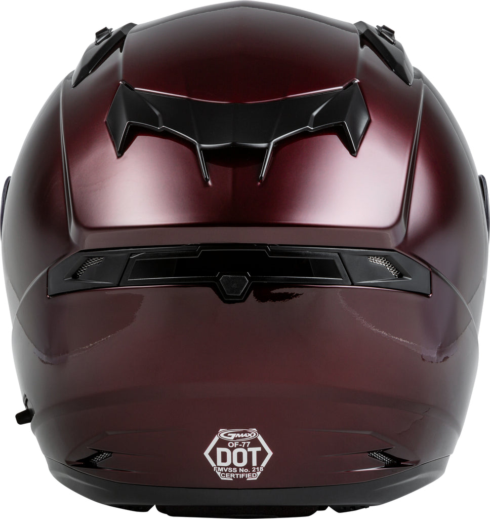 Of 77 Open Face Helmet Wind Red Xs