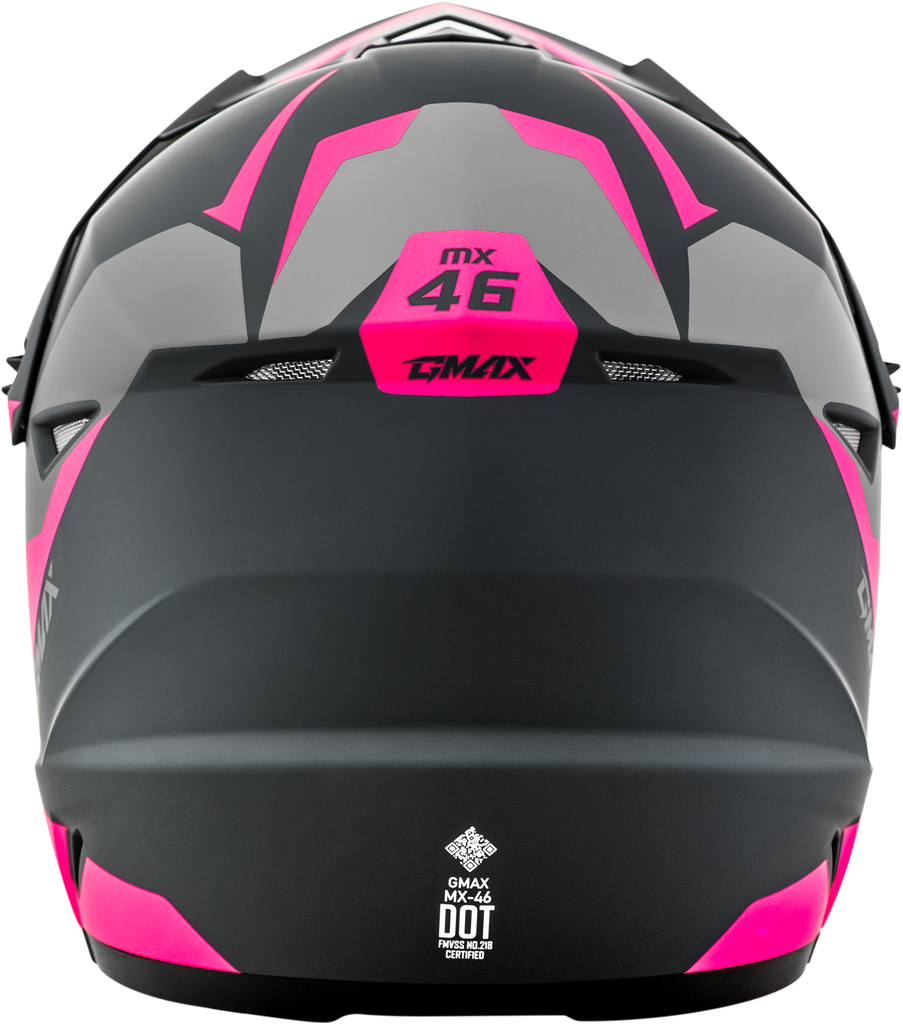 Youth Mx 46y Cyclus Helmet Matte Grey/Pink Ys