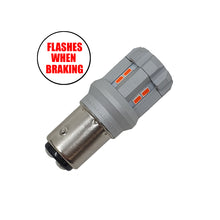 Load image into Gallery viewer, 1157 Ultra Flash Led Bulb Ea Flashes 4x When Braking