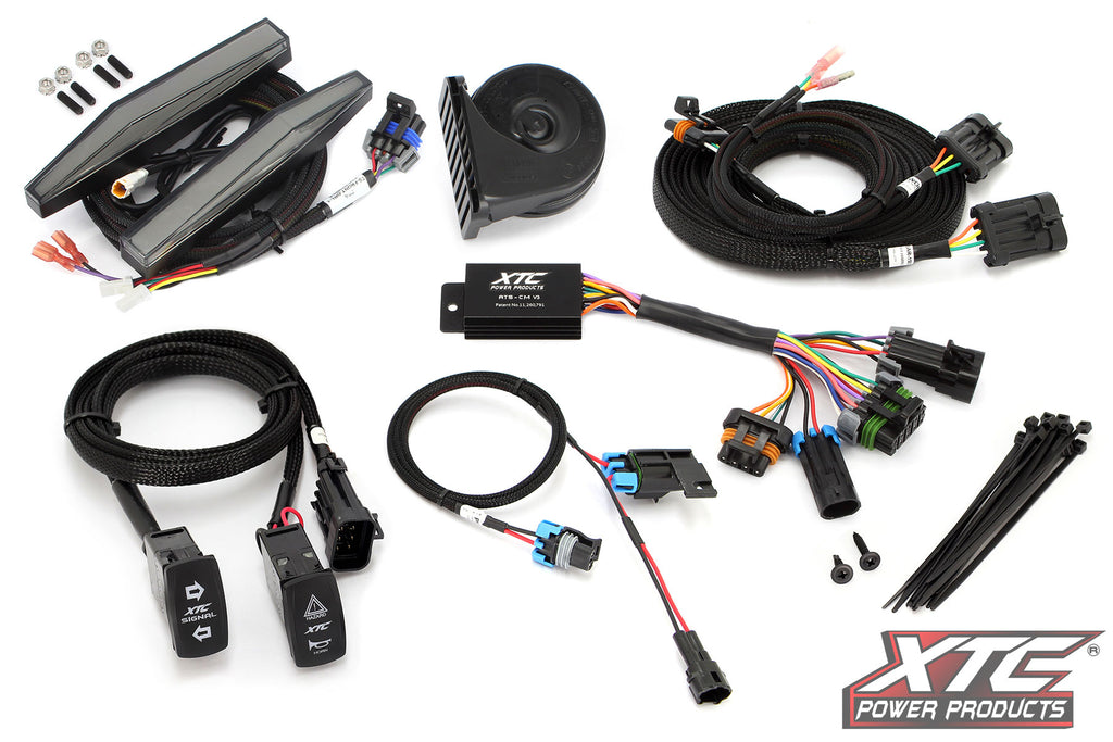 Auto Turn Signal Kit W/ Horn And Front Drl Lights Can