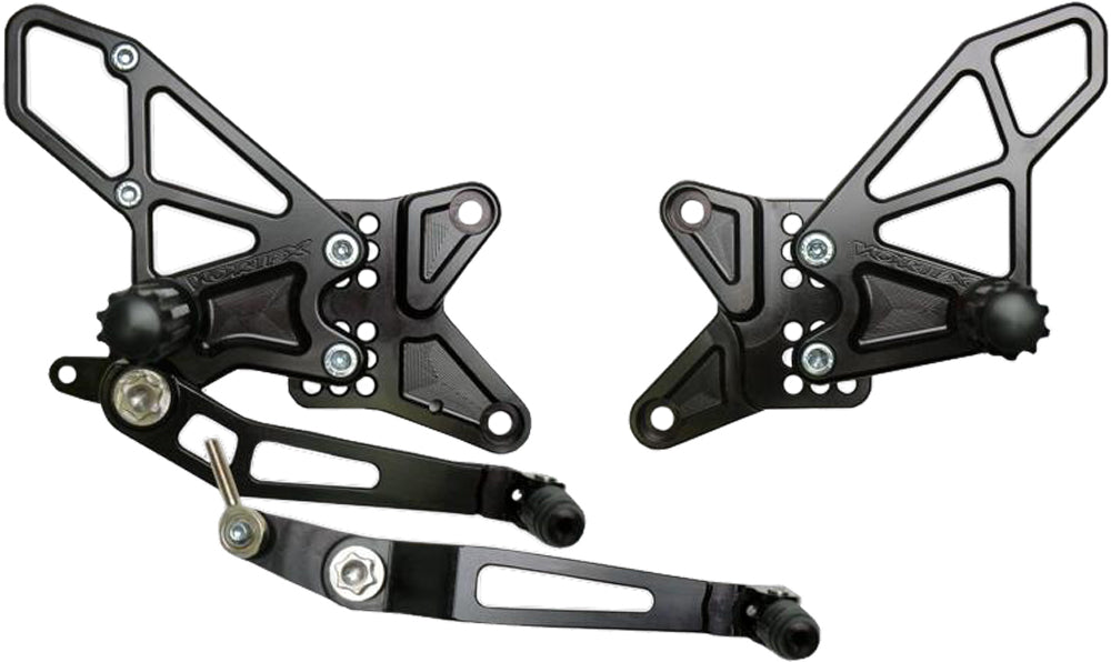 Rear Set Complete Blk Yam