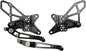 Rear Set Complete Blk Yam