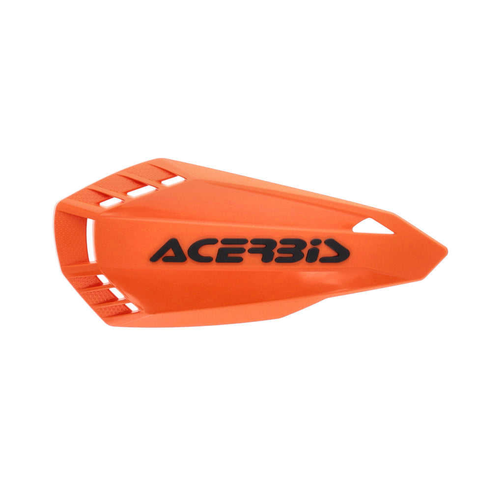 ACERBIS Firstmoto MX handguards mounted on motocross handlebars, providing protection for off-road riding.