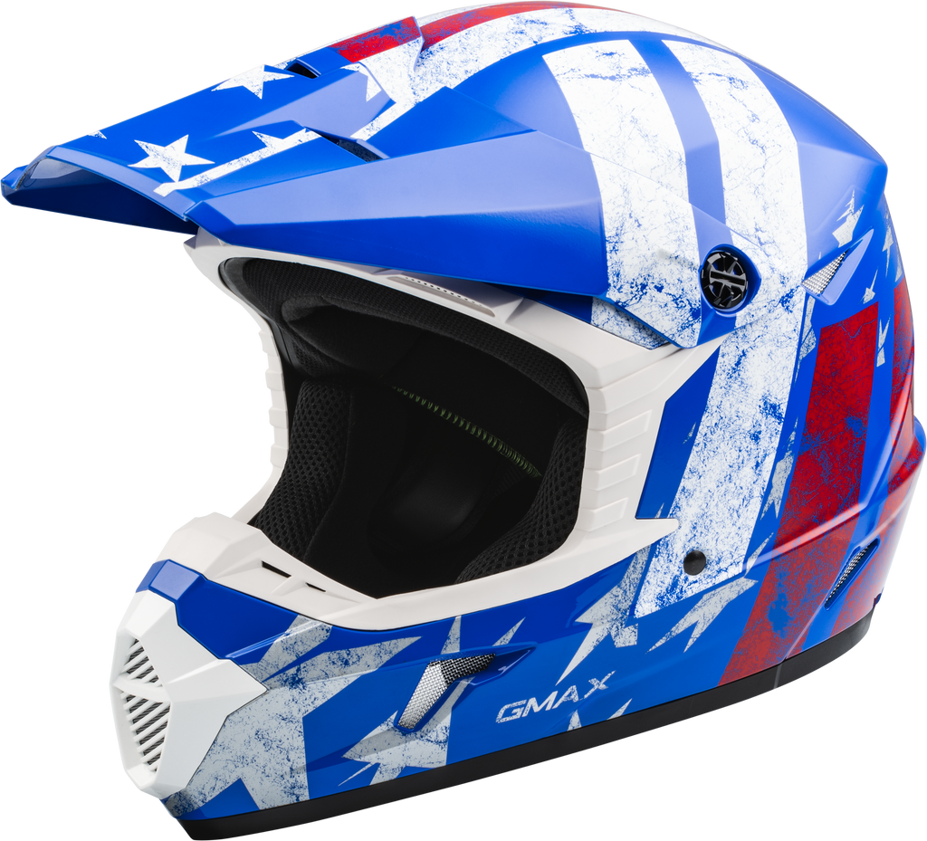 Mx 46 Patriot Off Road Helmet Red/White/Blue 2x