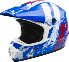Mx 46 Patriot Off Road Helmet Red/White/Blue Xs