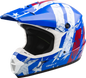 Mx 46 Patriot Off Road Helmet Red/White/Blue Xs