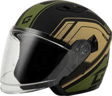Load image into Gallery viewer, Of 87 Duke Helmet Matte Black/Green Xs