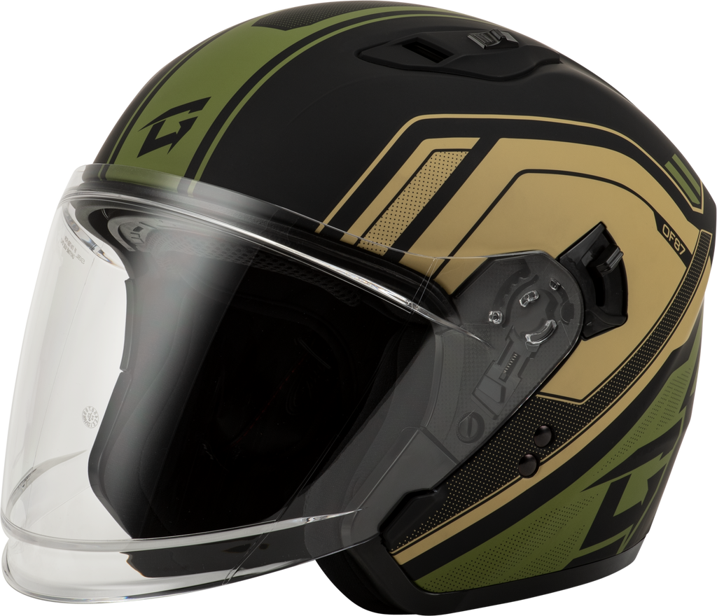Of 87 Duke Helmet Matte Black/Green 3x