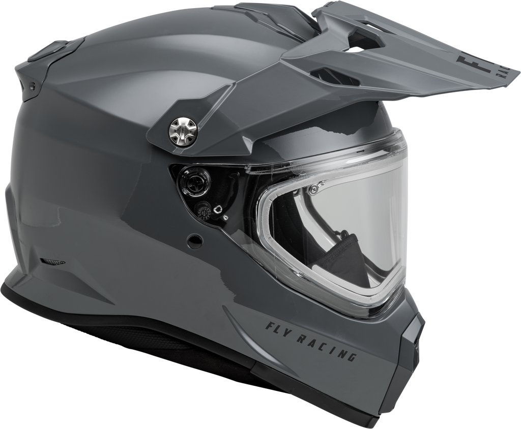 Trekker Cw Solid Helmet Elec Shld Grey Lg