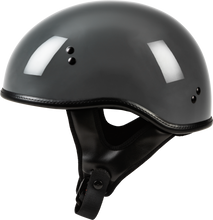 Load image into Gallery viewer, .357 Solid Half Helmet Grey Xs
