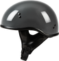 .357 Solid Half Helmet Grey Xs