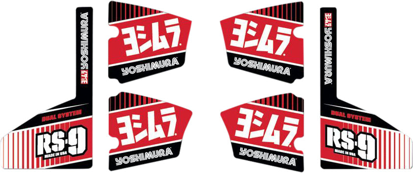 Rs 9 Muffler Decal Set 6/Pcs