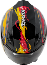 Load image into Gallery viewer, Youth Gm 49y Charge Helmet Black/Red/Yellow Yl
