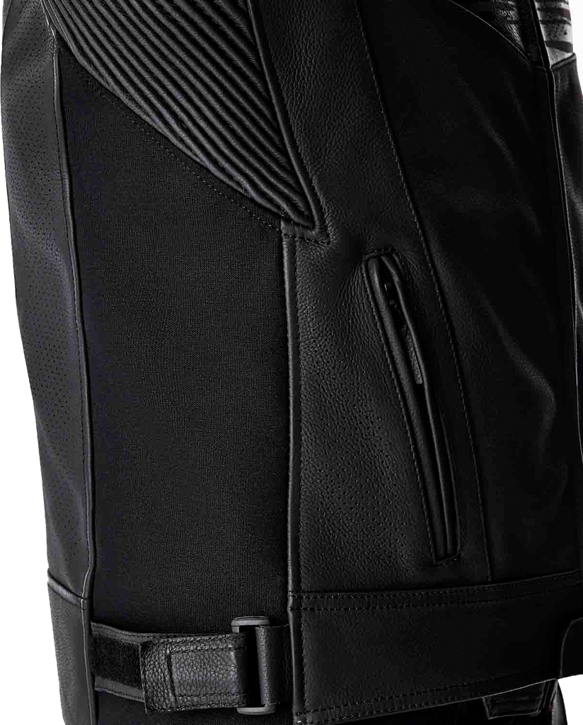 Tractech Evo D3o Jacket Blk/Whi Leather Xl