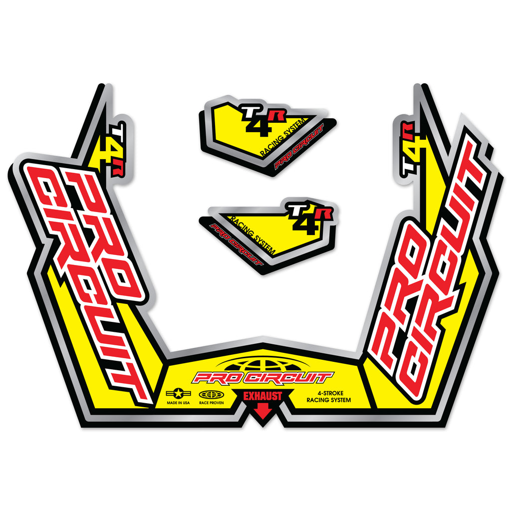 T4 Gpr Sticker Kit Replacement Muffler Stickers