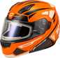Md 04s Sector Snow Helmet W/ Electric Shield Orange/Blk Sm
