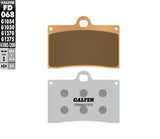 GALFER Brake Pads Semi Metallic Fd068g1054 17-068S