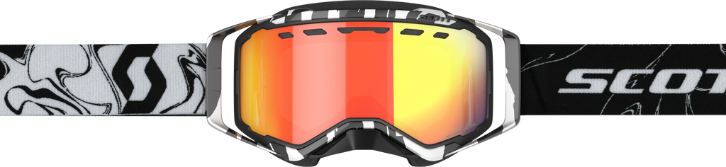 Prospect Goggle Snow Cross Ls Marble Blk/Wht W/Ls Red Chrome