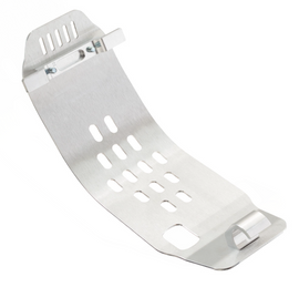 DEVOLGlide Plate Husqvarna/KTM motorcycle guards or braces showing a sturdy black metal guard with mounting points