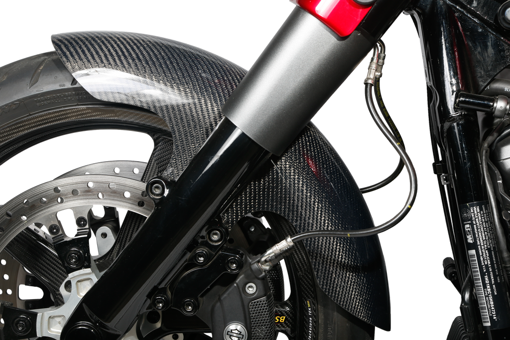 Carbon Fiber Shorty Fender Front 19" Flh 86 13
