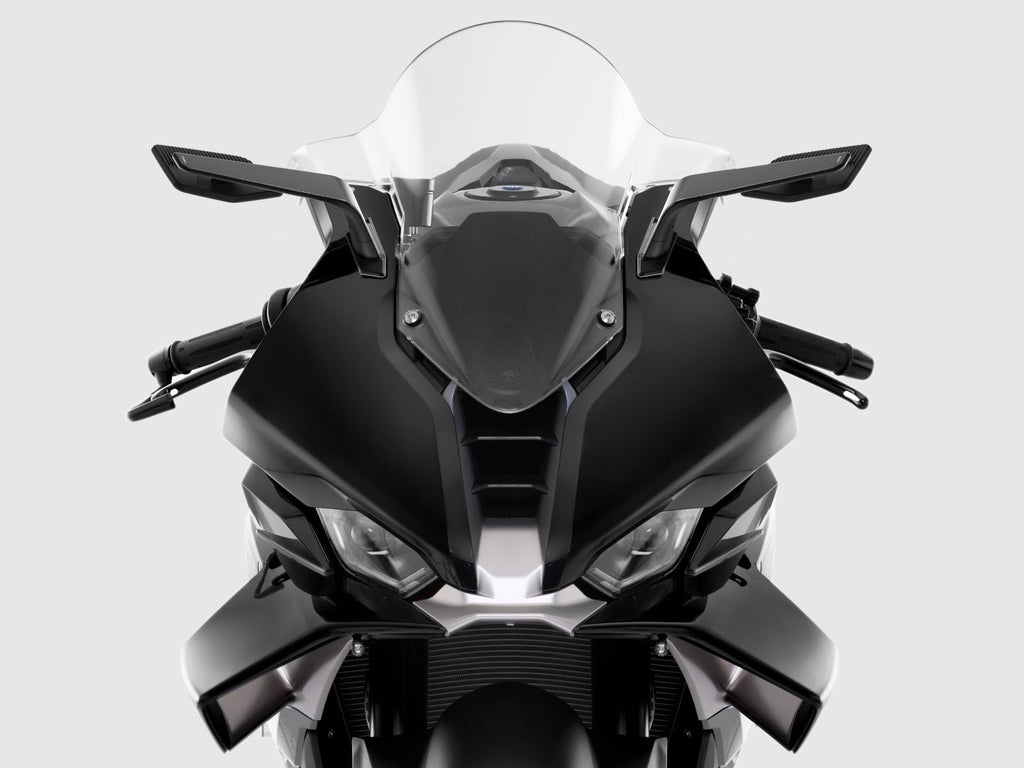 Stealth Max Supersport Mirrors Pair Black Bmw