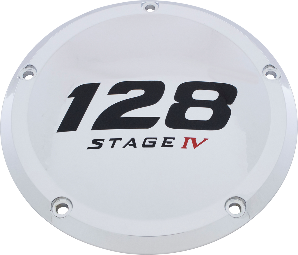 7   M8 Flt/Flh Derby Cover 128 Stage Iv Chrome