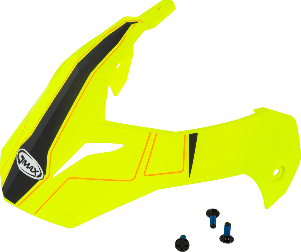 Visor W/Screws Expedition Matte Hi Vis Yellw/Black Gm 11