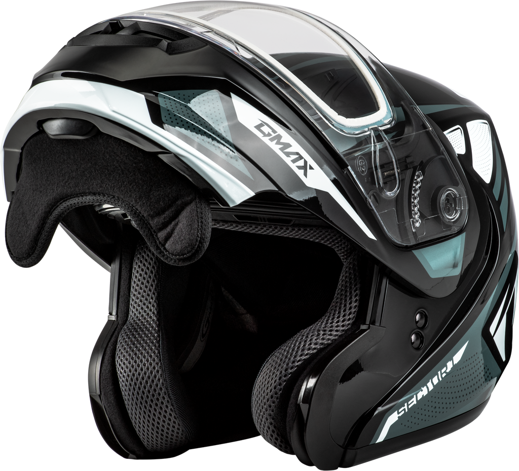 Md 04s Sector Snow Helmet Black/Silver Sm