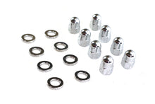 Load image into Gallery viewer, Chrome Cylinder Base Acorn Nut and Washer