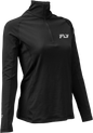 Wmn's Hvywght Baselyer 3/4 Zip Black Md