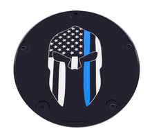 Load image into Gallery viewer, 6   M8 Softail Derby Cover Sparta Blue Line Black
