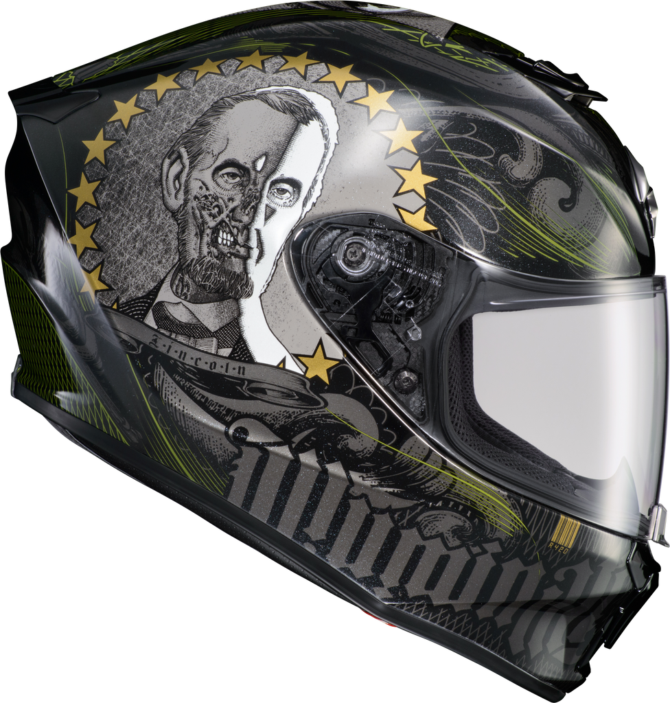 Exo R420 Full Face Helmet Illuminati 2 Black Sm