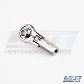 WSM Trim Cable End S D hardware fitting showing metal connector with threaded end for secure attachment.