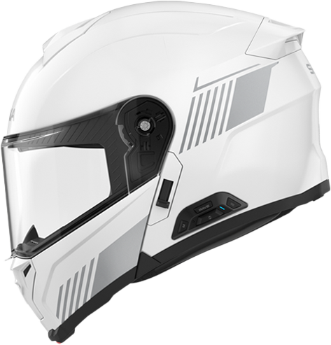 Specter Smart Flip Up Helmet White Md
