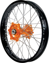 Load image into Gallery viewer, Rear Wheel 1.85 X 16 Orange Kite Hub Black Rim