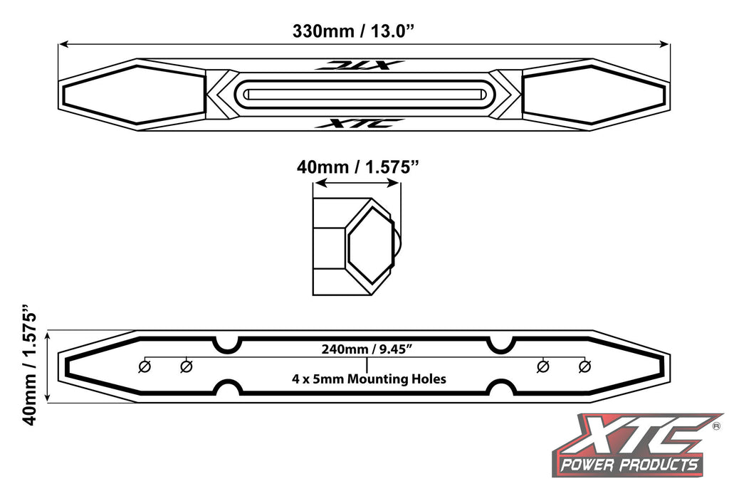 X Lite Chase Light Bar Universal