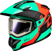 Load image into Gallery viewer, Gm 11s Ronin Snow Helmet W/ Elec Shld Black/Aqua/Coral Sm