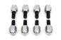 Chrome Acorn Tappet Base Bolt 1/4 inch X 24 Thread