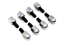 Load image into Gallery viewer, Chrome Acorn Tappet Base Bolt 1/4 inch X 24 Thread