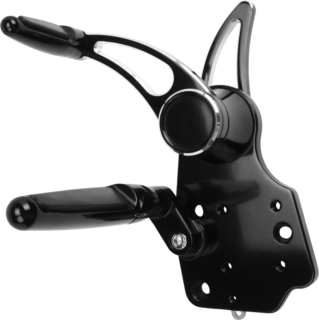 Forward Cntrls Black Slotted Flh 14 25