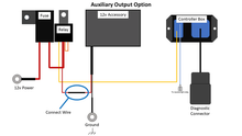 Load image into Gallery viewer, Smart Wire Reverse Light Kit Single Light With Aux Kit Pol