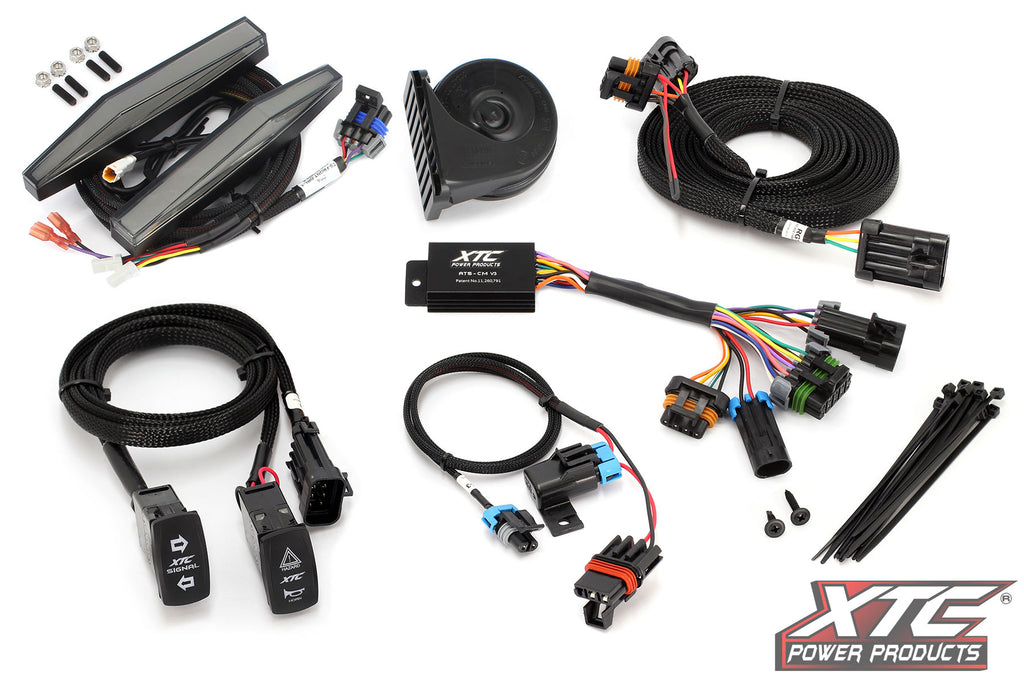 Auto Turn Signal Kit W/ Horn And Front Drl Lights Can
