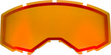 Fly Racing Dual Lens W/O Vents Adult Red Mirror/Amber 37-5446