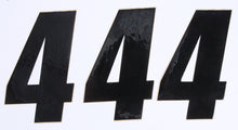 Load image into Gallery viewer, Number 4 Black 6" 3/Pk