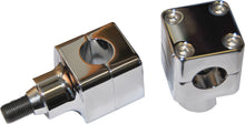 Load image into Gallery viewer, Stubby Chubby Springer Risers Chrome