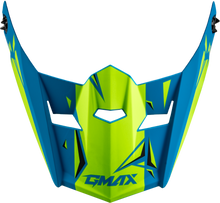 Load image into Gallery viewer, Youth Mx 46y Unstable Visor Matte Blue/Green Ys Yl